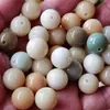 Raiz de Bodhi Envelhecida Contas Soltas Cor Caramelo Contas Cilindricas Contas Redondas Atacado Pele de Yin Verde Sementes de Bodhi DIY Cor Verde Fumaça Brinquedos Culturais