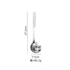 Cucharón Colador de Acero Inoxidable Espesado Cuchara Doméstica de Mango Largo Cuchara para Hot Pot de Cocina Juego de Utensilios de Cocina Cucharón Colador de Sopa Comercial
