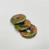 Jade Natural 20MM hebilla de seguridad decoración de cristal pulsera huaigu colgante collar accesorios de joyería ventas directas de fábrica