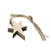 10 Piezas/Paquete Decoraciones Navideñas DIY Colgantes de Madera Decoración Creativa de Fiesta de Madera Colgantes para el Hogar en Interiores