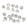 Piedras Sueltas Redondas de Fondo Plano Corte Rosa Zirconia Blanca, Piedras Sueltas Semicirculares, Piedras Sueltas de Zirconia Blanca, Piedras Cz al por Mayor