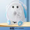 Ventilador Eléctrico de Dibujos Animados Ventilador Mini para el Hogar Ventilador para Dormitorio Oficina Mesita de Noche Ventilador con Pinza Ventilador Pequeño de Escritorio para Dormitorio de Estudiantes