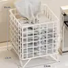 Caja de Almacenamiento de Toallas Abandonada Baño Cesta de Drenaje para Almacenamiento de Toallas de Baño Estante de Almacenamiento para Mascarillas Faciales y Cosméticos