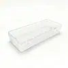 [Caja Vacía de Plástico PP del Fabricante] Caja de Almacenamiento Rectangular de Plástico Transparente para Joyería, Equipo de Pesca, Empaquetado de Muestras y Caja de Piezas