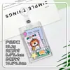 Portatarjetas Original para Cachorro Transparente Insignia de Estudiante Tarjeta de Campus Portatarjetas de Comida Colgante de Cuello Portatarjetas de Identificación de Marca Cubierta Protectora Deslizador