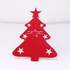 Venta Caliente Transfronteriza Nuevo Producto Decoración de Fiesta Piezas de Árbol de Navidad Fieltro Árbol de Navidad Juego de Cubiertos Bolsa para Cubiertos Pequeño Regalo Venta al por Mayor
