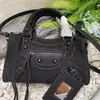 Bolso de Moda Transfronterizo Nuevo Bolso Cruzado Bolso de Mujer Bolso para Motocicleta Bolso Tote de Hombro Portátil de Alta Gama para Mujer