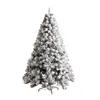 Árbol de Navidad Artificial de PVC Modelo Nuevo Transfronterizo Decoraciones Navideñas Adornos Grandes de Árbol de Navidad Flocado para Habitación de Hotel