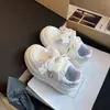 Zapatos Blancos de Pizarra para Niñas 2026 Nuevos Zapatos Deportivos de Niña con Lazo Verano Suela Suave Versátiles Ligeros Zapatos para Niños