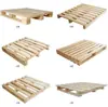 Paleta de diseño a prueba de humedad de madera maciza completamente nueva, disponible en varios largos y anchos, adecuada para uso en almacén con montacargas