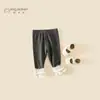Leggings Infantis para Outono 2026 Novo Estilo Calça Longa Casual Infantil Classe A Calça Slim Fit Primavera e Outono para Meninas 5