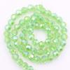 Atacado 2-4mm Colorido AB Galvanizado Cristal Contas 32 Facetas Futebol Vidro Contas DIY Joias Acessórios Fabricante Fornecimento