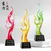 Novo Troféu de Cristal de Vidro com Animal, Troféu Comemorativo de Prêmio de Funcionário Destaque, Troféu de Aniversário de Alto Padrão e Atmosférico