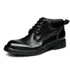 Envío en 5 díasBotas de Cuero de Caballo para Hombre, Lavadas, Hechas a Mano Goodyear Amejaji Workwear Botas Martin para Invierno