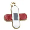Dia do Enfermeiro Transfronteiriço Chaveiro de Suprimentos Médicos Acessórios de Liga de Zinco Esmaltados Joias DIY Pingente Acessórios para Pulseira Charme