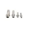 Conector pagoda hexagonal de aço inoxidável 304 tubo de couro acessórios de encanamento plugue de couro farpado junta de bambu junta de mangueira de couro 4 pontos