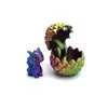 Explosões transfronteiriças impressão 3D traje de ovo de dragão cor brinquedo infantil ornamentos modelo descompressão modelo de mão banca de rua atacado