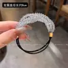 Super Fada Acessível Luxo Faixa de Cabelo, Prendedor de Cabelo de Cristal de Alta Qualidade, Tiara de Flores, Nova Faixa Elástica de Borracha de Alta Elasticidade para Mulheres, Tiara de Bola Alta