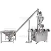 Máquina de Enchimento e Dosagem Quantitativa Automática de Pó Zonesun Alimentação e Enchimento Espiral de Pó Seco, Especiarias, Pó Colorido, Leite em Pó