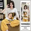 Pijama Popular para Mujer con Almohadillas en el Pecho para Transmisión en Vivo, Pantalones Cortos de Manga Corta, Ropa de Casa Delgada de Verano, Conjuntos de Seda de Leche que se Pueden Usar Afuera