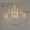 Nuevo Candelabro de Acrílico Accesorios de Boda Pabellón de Ceremonia Candelabro de Cristal Decoración de Boda Diseño de Iluminación de Escenario Guía de Camino