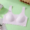 Suporte Suave para Seios Pequenos de Menina Reunião Para-seios Roupa Íntima Reunião sem Aro de Aço Confortável Suporte Superior Respirável Sutiã Camiseta