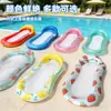 Flotador Hamaca para Piscina Transfronterizo, Cama Flotante Plegable Rayada, Sillón Lounge Inflable para Agua, Flotador Inflable de PVC de Verano