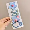 Pinzas para el pelo de cuero con forma de estrella y nube para niñas, Pinzas Bb dulces y geniales para flequillo y cabello lateral, Accesorios para el pelo para niñas