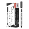 Marcador para Pizarra Blanca Mini para Papelería Ligera Mañana Awm25602 Negro de Cabeza Única Pluma para Pizarra de Dibujo para Niños para Garabatear Base Agua