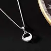 Estilo Coreano Estilo Fresco Zircônia Joias Versáteis TikTok Mesmo Estilo Wang Qingquan Colar Estilo Mori Corrente Simples para Clavícula