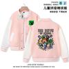 Jaqueta de Roupa Minecraft para Meninos Creeper Baseball Manga Longa Fina Estilo Primavera e Outono Infantil