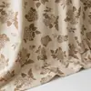 Cortinas de Estilo Pastoral con Estampado Digital de Hortensias 2026, Translúcidas pero No Transparentes, Cortinas de Lino Arcoíris