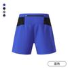 Shorts esportivos de três pontos masculinos de verão de secagem rápida absorventes de umidade profissionais para corrida de maratona anti-exposição camada dupla calças de treinamento fitness