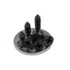 Tornillo autorroscante de cabeza avellanada negra tornillo autorroscante de cabeza plana KA tornillo pequeño electrónico M2 M2.3 M2.6 M3