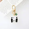 Nuevo Llavero de Metal de Panda Lindo Dibujo Animado Lindo Divertido Colgante de Llavero de Panda Colgante para Bolso de Hombres y Mujeres