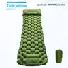 Colchonete Inflável de Acampamento Outdoor Transfronteiriço, Colchão Autoinflável com TPU em Forma de Diamante para Pressionar, Colchonete de Dormir de Acampamento com Travesseiro