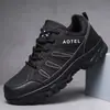 2026 Novos Tênis de Caminhada Masculinos Versáteis e na Moda, Tênis Esportivos de Malha Respirável, Sapatos de Segurança para Trabalho, Venda Direta do Fabricante