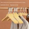 Ombro largo retro sem costura cabide cabideiro casa loja de roupas hotel madeira maciça terno cabide roupas apoio madeira atacado