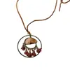 Collar Largo con Borla de Cuentas Estilo Étnico Bohemio para Mujer Cadena para Suéter Retro Accesorios de Nuevo Estilo Festivo 2025