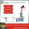 Máquina Totalmente Automática de Algodão para Maquiagem, Máquina de Fazer Puffs Redondos para Maquiagem, Máquina de Puffs de Veludo