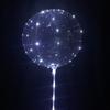 Nuevo globo de onda roja de internet de 20 pulgadas, globo luminoso, suministro para puesto de mercado nocturno para impulsar regalos, juguetes luminosos al por mayor