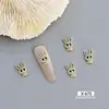 Accesorios Populares de Uñas Transfronterizos Celebridad de Internet Navidad de Gama Alta Corona de Navidad Moño para Uñas Aleación Accesorios para Uñas Super Brillantes