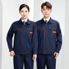 Roupas de Trabalho de Algodão Poliéster Primavera e Outono Zíper Completo Laranja Bloco Roupas de Trabalho Manutenção Ferramenta de Proteção do Trabalho para Homens e Mulheres Fábrica de Vestuário Customização