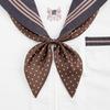 Elegante Bolinhas Nó de Peixe Dourado Sem Laço Gola de Marinheiro Floral Uniforme Versátil Fofo Novo Gravata Borboleta