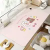 Alfombrilla de ratón calefactable, diseño lindo de dibujos animados, perfecta para el invierno, ideal para estaciones de trabajo de niñas, mantiene tu escritorio caliente y es un gran calentador de manos calefactable extragrande para la oficina