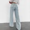 2026 AliExpress Nuevos Pantalones Largos Versátiles de Verano para Mujer para el Uso Diario Moda Jeans Lavados En Stock