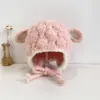 Gorro de Punto Pequeño de Dinosaurio para Niños con Protección para las Orejas Otoño e Invierno Cortavientos Cálido para Niños y Niñas Estilo Coreano Estilo Dibujos Animados Gorro Cortavientos