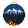 Amazon Transfronterizo Hilo DIY Kit de Bordado de Punto de Cruz Navidad Halloween Punto de Cruz Divertido Bordado Hecho a Mano Regalo