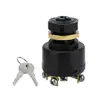 Interruptor de encendido tipo llave de latón marino para yate para motor fueraborda con terminales 12V24V retardante de llama y anticorrosión