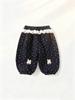 Calça de Moletom de Lã para Meninas Outono e Inverno 2025 Novo Estilo Menininha Bebê Inverno Super Bonita Roupa Infantil Calça de Inverno